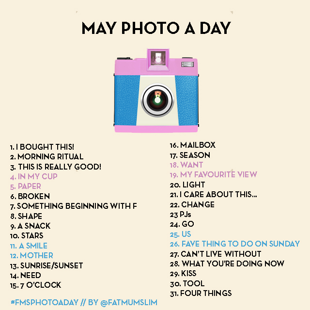 Hey!  Photo A Day May Is Here!  